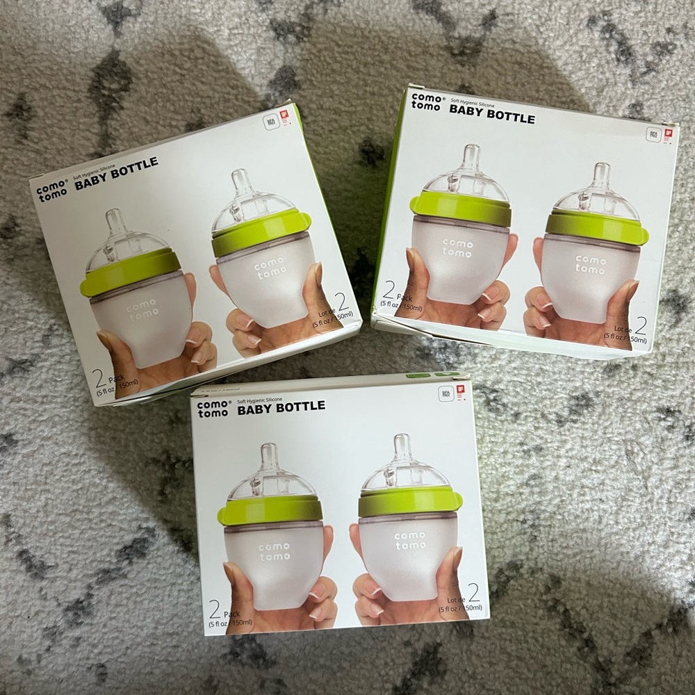 NIB Como Tomo 5oz Bottles (6)